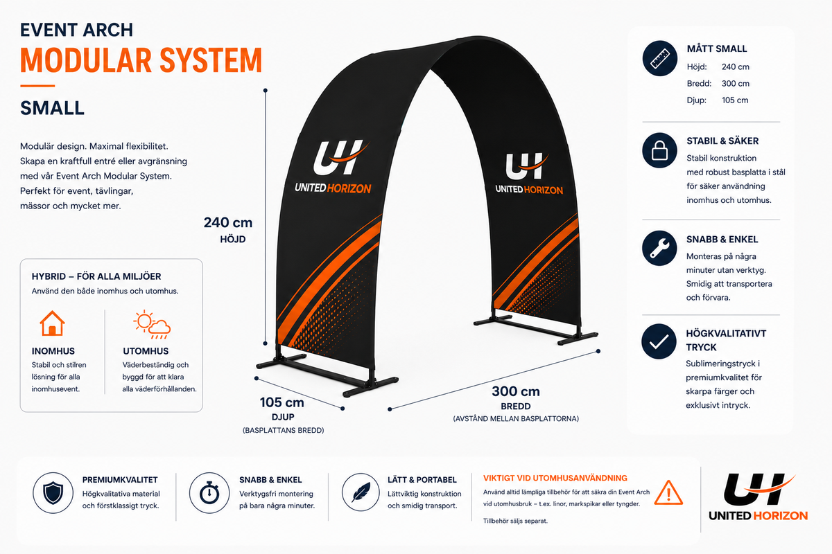Event Arch Modul System - Utomhus/inomhus