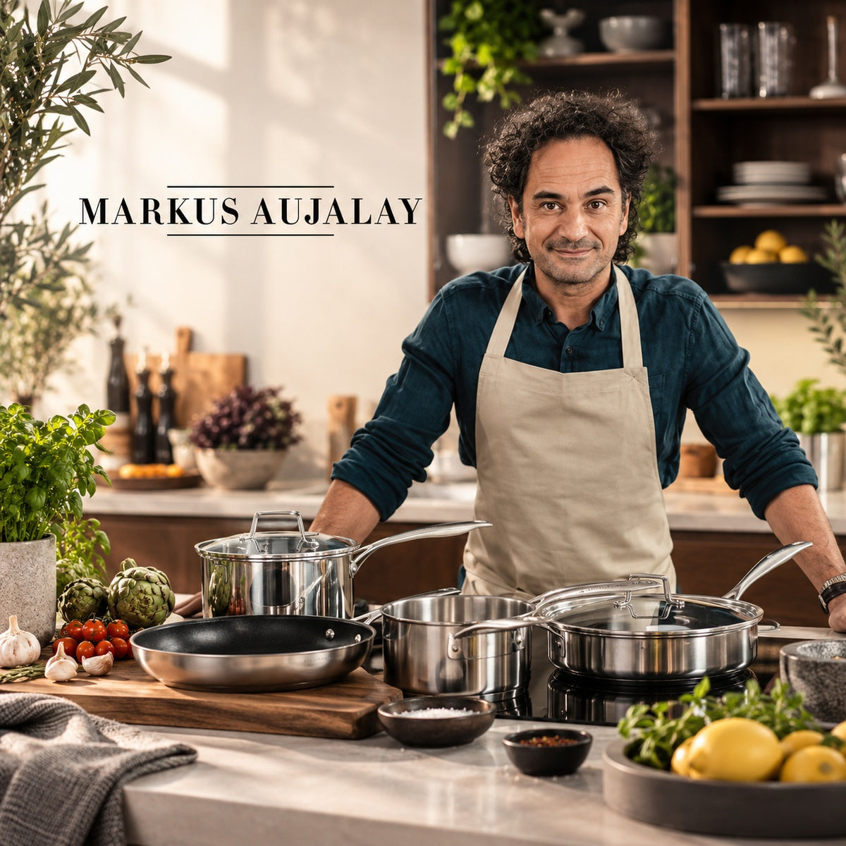 Markus Aujalay i köket