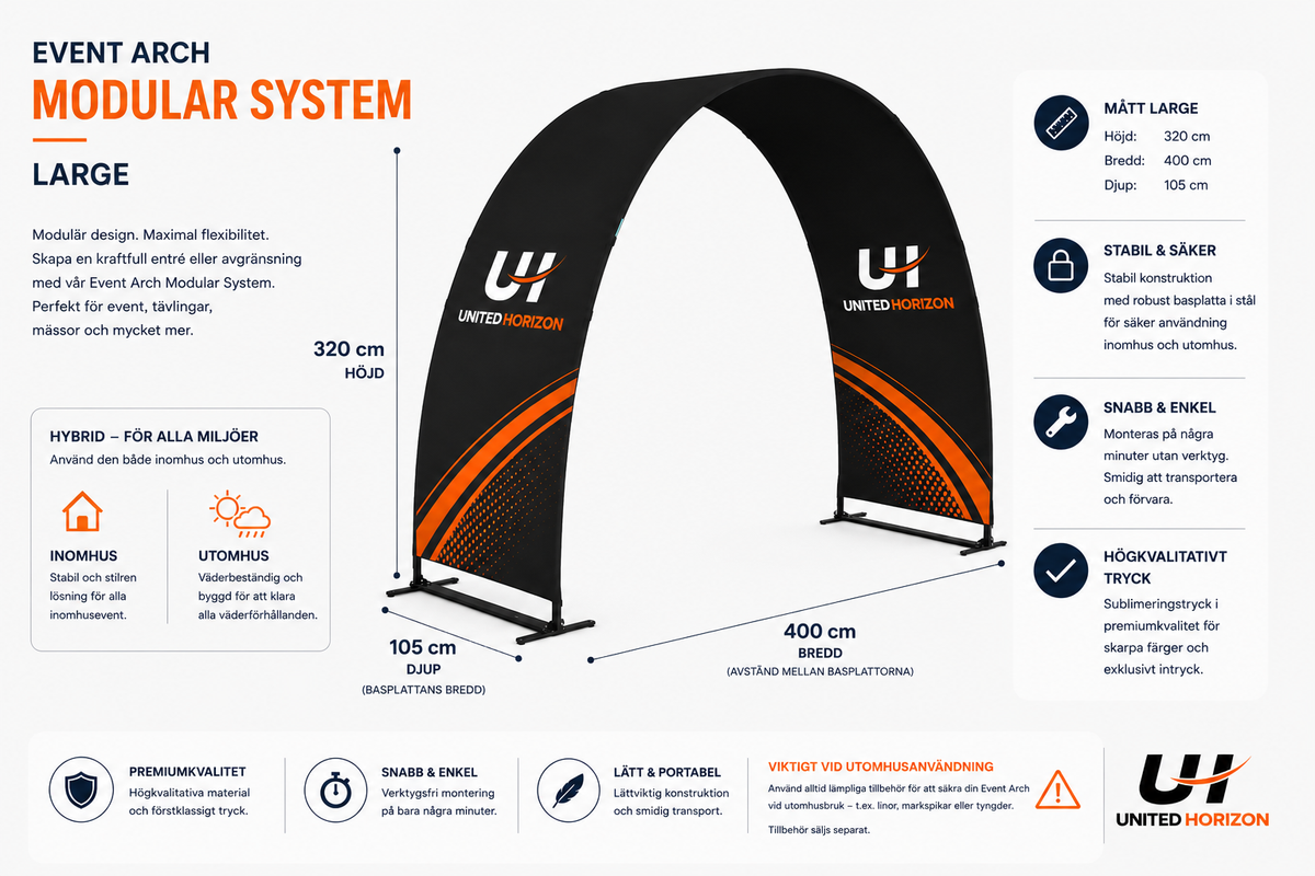Event Arch Modul System - Utomhus/inomhus